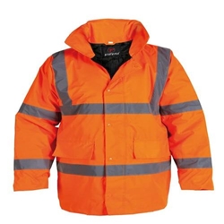 Proforce Class 3 High Visibility Site Jacket Orange Medium
