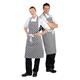 Whites Bib Apron Black & White Check