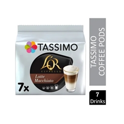Tassimo L'Or Latte Macchiato 16 Pods (8 Drinks) - PACK (5)