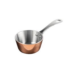 Vogue Mini Copper Tri Wall Sauté Pan 8cm