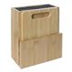 Vogue Wooden Universal Knife Block and Chopping Board