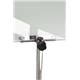 Bi-Office Glass Magnetic Revolving Whiteboard; Chrome Structure; 1500x1200mm