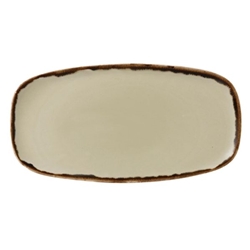 Dudson Harvest Oblong Chefs Plates Linen 355 x 189mm (6 pack)