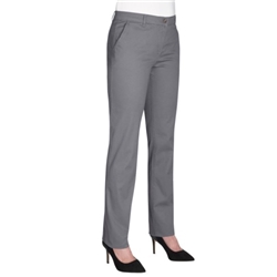 Brook Taverner Sophisticated Houston Ladies Slim Leg Chino Trouser Grey UK 08 Regular 2303C