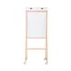 Archyi Angolo Flipchart Mobile Magnetic Easel; 75x106cm; Dry-Wipe Lacquered Steel Surface; Frameless