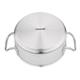 Vogue Stainless Steel Casserole Pan 24cm