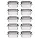 Vogue Stainless Steel Gastronorm Container Kit 1/4 (10 pack)