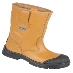 Himalayan 9102 S1P Fleece Lined Rigger Safety Boot Honey [Size UK 7/ EU 41]
