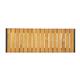 Bolero Rectangular Steel and Acacia Benches 1000mm (2 pack)