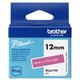 Brother 12mm White on Pink Labelling Tape - BTAGP35