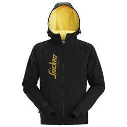 Snickers 2888 Logo Full Zip Hoodie Black 2XL