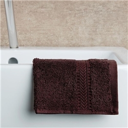 Mitre Essentials Nova Face Cloth Chocolate (10 Pack)