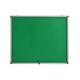 Bi-Office Enclore Fire Retardant Display Case; Green Fabric Surface; Lockable Acrylic Door; Top Hinged; Aluminium Frame; 924x653mm - 8x A4