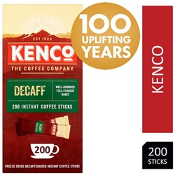 Kenco Decaffeinated Instant Coffee Box of 200 Sticks - PACK (4)