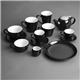 Olympia Cafe Flat White Cup Black - 170ml (12 Pack)