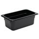 Vogue Polycarbonate 1/4 Gastronorm Container 100mm Black