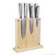 Vogue Wood Acrylic Magnetic Knife Block