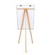 Archyi. Angolo Flipchart Tripod Magnetic Easel; Dry-Wipe Lacquered Steel Surface; Frameless; 750x1060mm