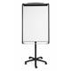 Bi-Office Mastervision Flipchart Mobile Easel; Lacquered Steel Magnetic Surface; Black Structure; 70x100cm (Euro Size)