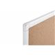 Bi-Office Maya Antimicrobial Cork Notice Board; White Aluminium Frame; 1800x1200mm