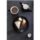 Olympia Cafe Coupe Plate Black - 200mm 8" (12 Pack)