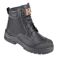 Himalayan 8103 Unbreakable Trench-Pro Ankle Safety Boots Black [Size UK 6.5/ EU 40]