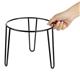 Olympia Non-Slip Riser Round Black Wire 210x180mm