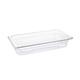 Vogue Polycarbonate 1/3 Gastronorm Container 65mm Clear