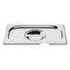 Vogue Stainless Steel 1/4 Gastronorm Notched Lid