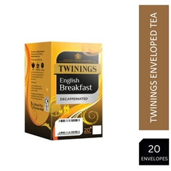 Twinings English Breakfast Decaf Envelopes 20's
