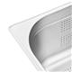 Vogue Stainless Steel Perforated 1/1 Gastronorm Tray 150mm