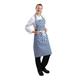 Whites Bib Apron Blue & White Check