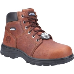 Skechers Work Relaxed Fit Workshire ST SB FO SRA Safety Boot Brown [Size UK 8/ EU 42]