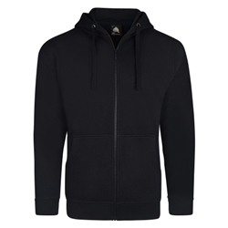 Orn 1282 Macaw Zipped Hoodie Black Large