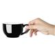 Olympia Cafe Cappuccino Cups Black 340ml (12 Pack)