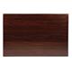 Bolero Pre-drilled Rectangular Tabletop Dark Brown