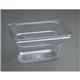 Vogue Polycarbonate 1/9 Gastronorm Container 100mm Clear