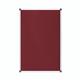 Bi-Office Maya Felt Notice Board; Burgundy Felt Surface; Aluminium Frame; 1200x1200mm