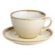Olympia Kiln Cappuccino Cup Sandstone 340ml (6 Pack)