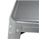 Bolero Bistro Square Steel Table Gun Metal 668mm