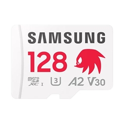 Samsung Sonic Pro Plus 128GB V30 A2 MicroSD Memory Card and Adapter