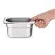 Vogue Stainless Steel 1/9 Gastronorm Tray 100mm