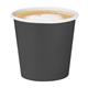 Fiesta Recyclable Hot Cups Single Wall Black 6oz (50 Pack)