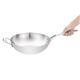 Vogue Tri Wall Wok Flat Base 300mm