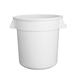 Vogue Polypropylene Round Container Bin White 76Ltr