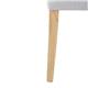 Bolero Chiswick Button Dining Chairs French Grey (2 pack)