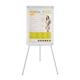 Bi-Office Earth Tripod Non-Magnetic Flipchart Easel; Dry-Wipe Surface; Aluminium Frame; 700x1000mm