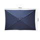 Bolero Seville Square Parasol 2x3m Navy Blue