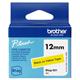 Brother 12mm Black on Yellow Tape - BTAG631