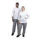 Whites Unisex Vegas Chefs Trousers Black and White Check L